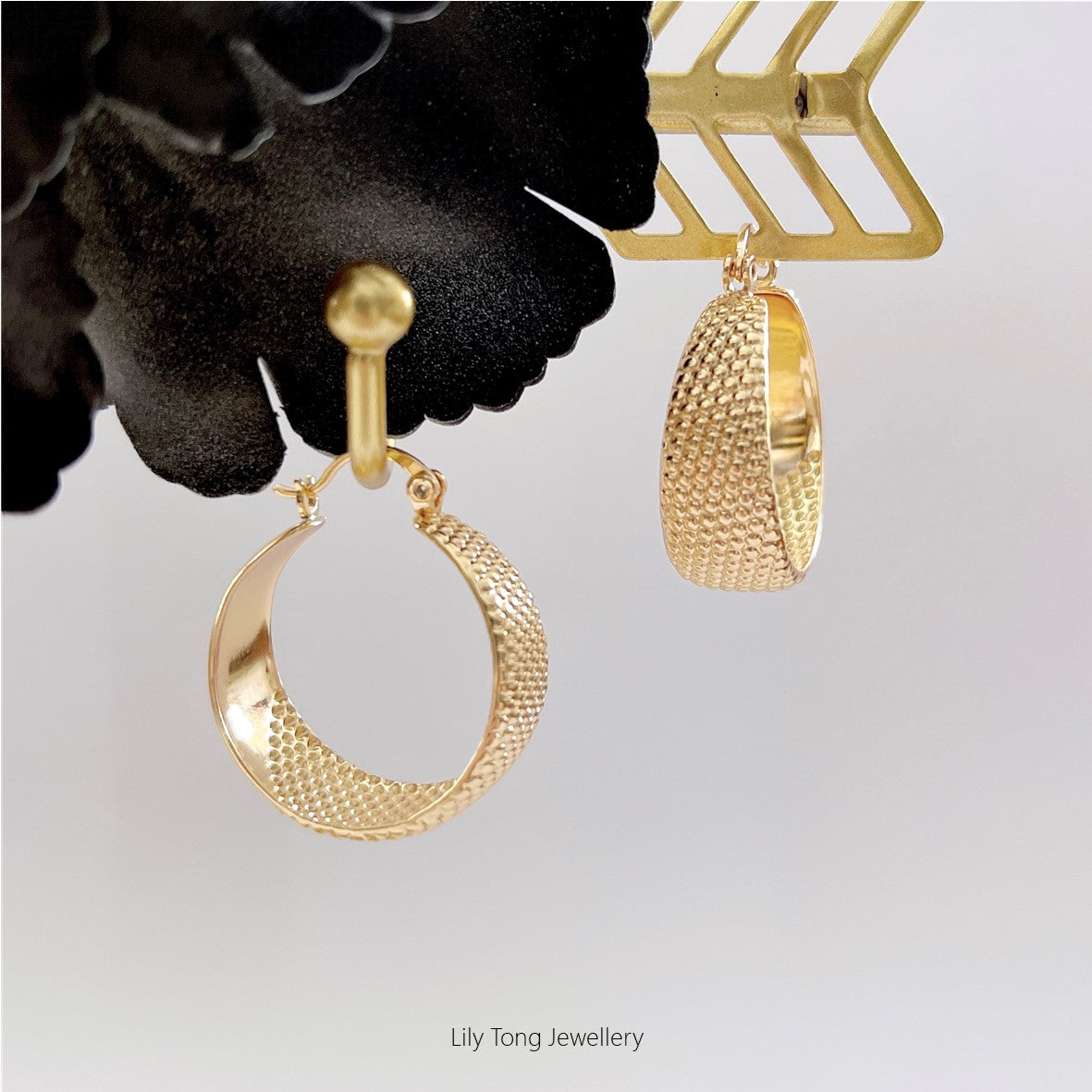 Gold-Filled Hoop Earrings #0613