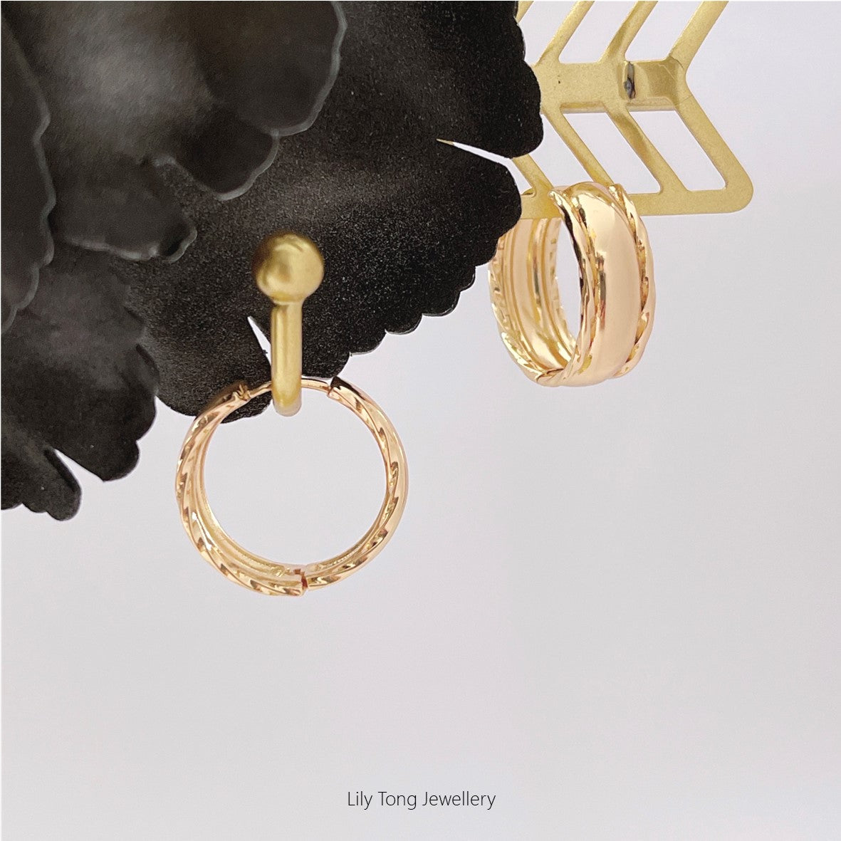 Gold-Filled Hoop Earrings #0619