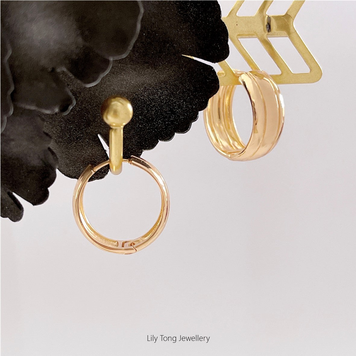 Gold-Filled Hoop Earrings #0620