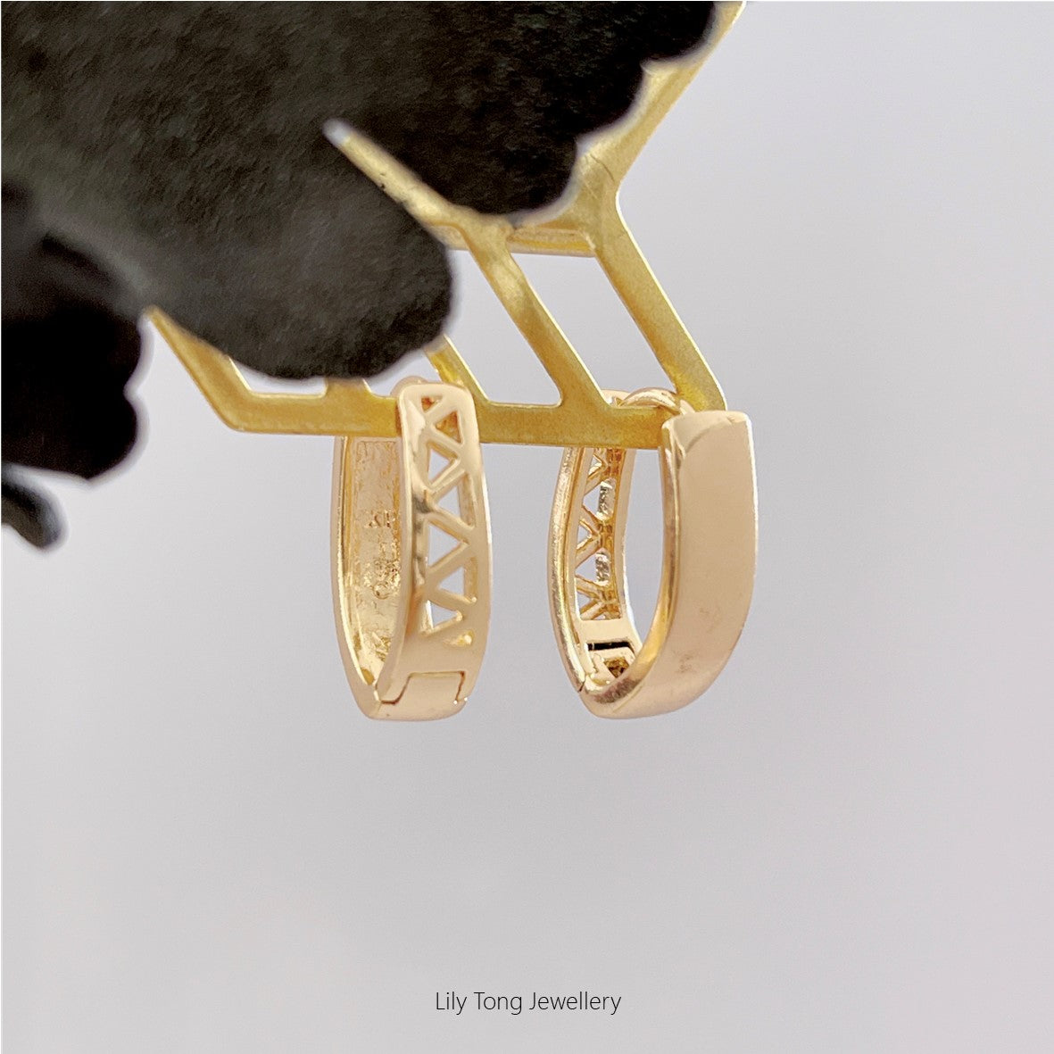 Gold-Filled Hoop Earrings #0626