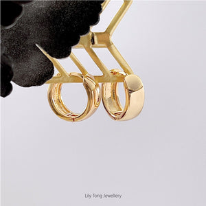 Gold-Filled Hoop Earrings #0634