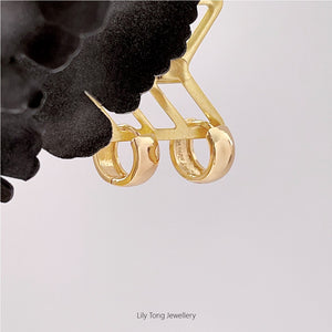 Gold-Filled Hoop Earrings #0636