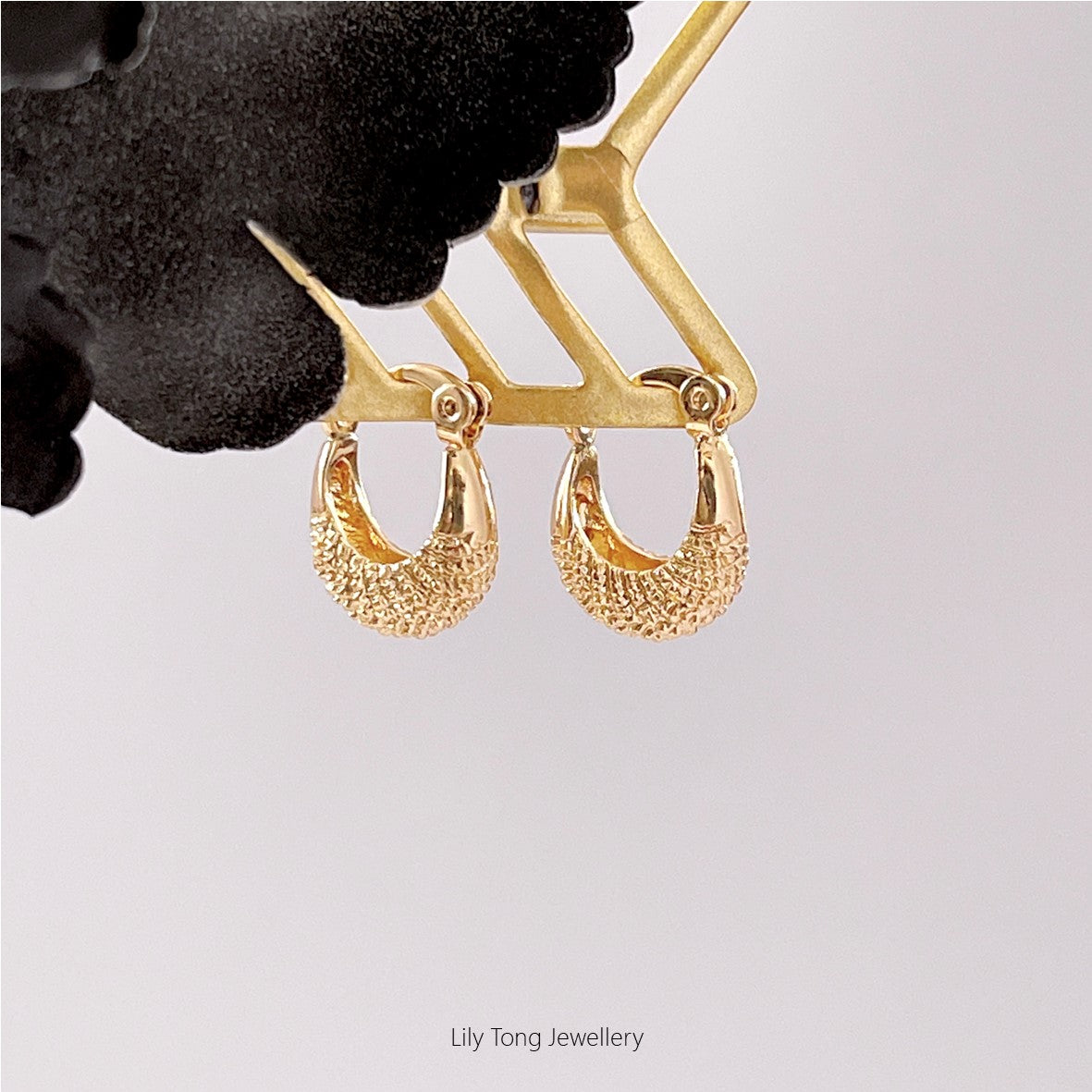 Gold-Filled Hoop Earrings #0641