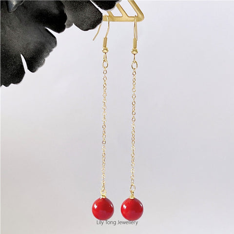 Shell Pearl Drop Earrings #0673