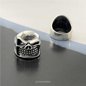 925 Silver Biker Ring #RS6