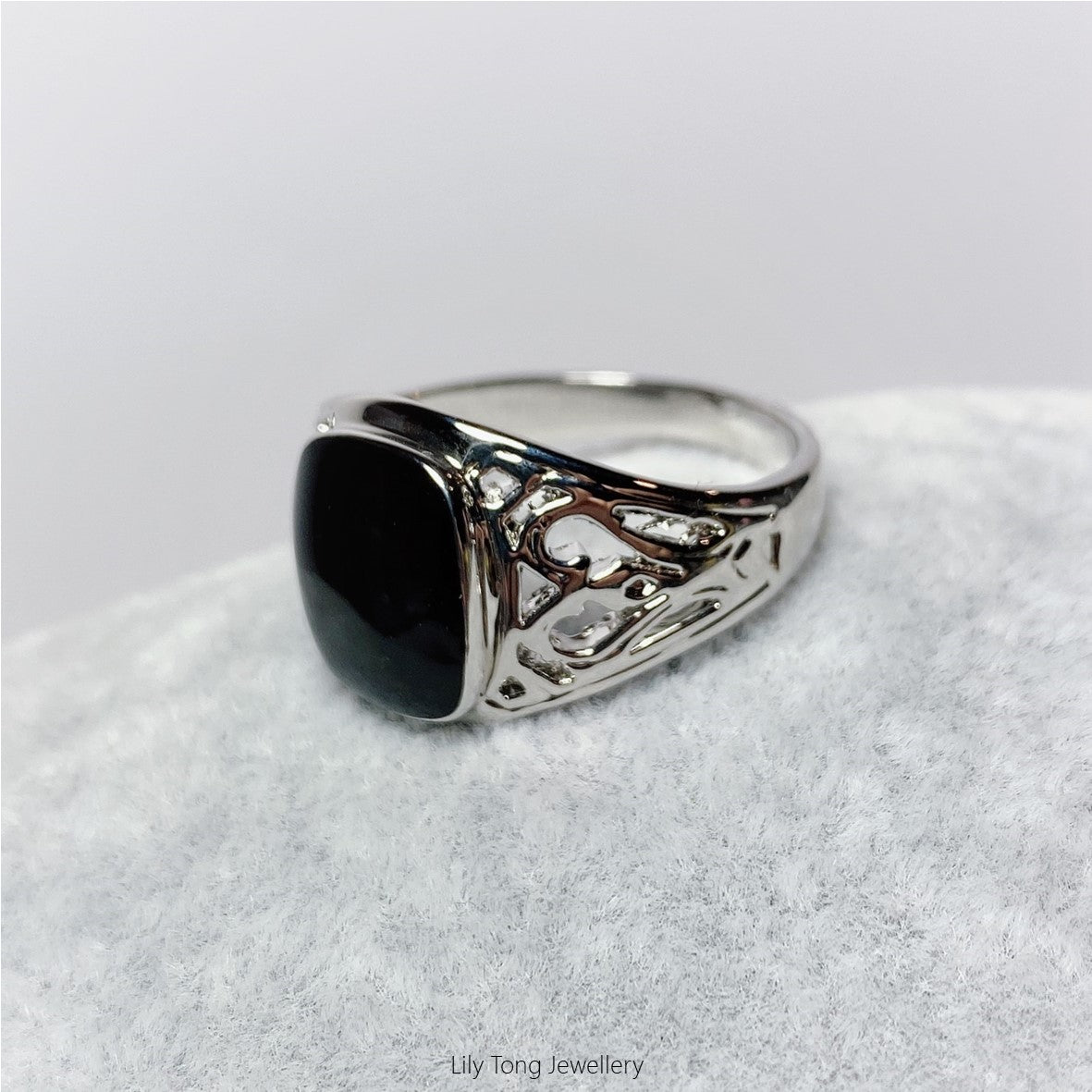 White Gold Plated Ring #WGP1