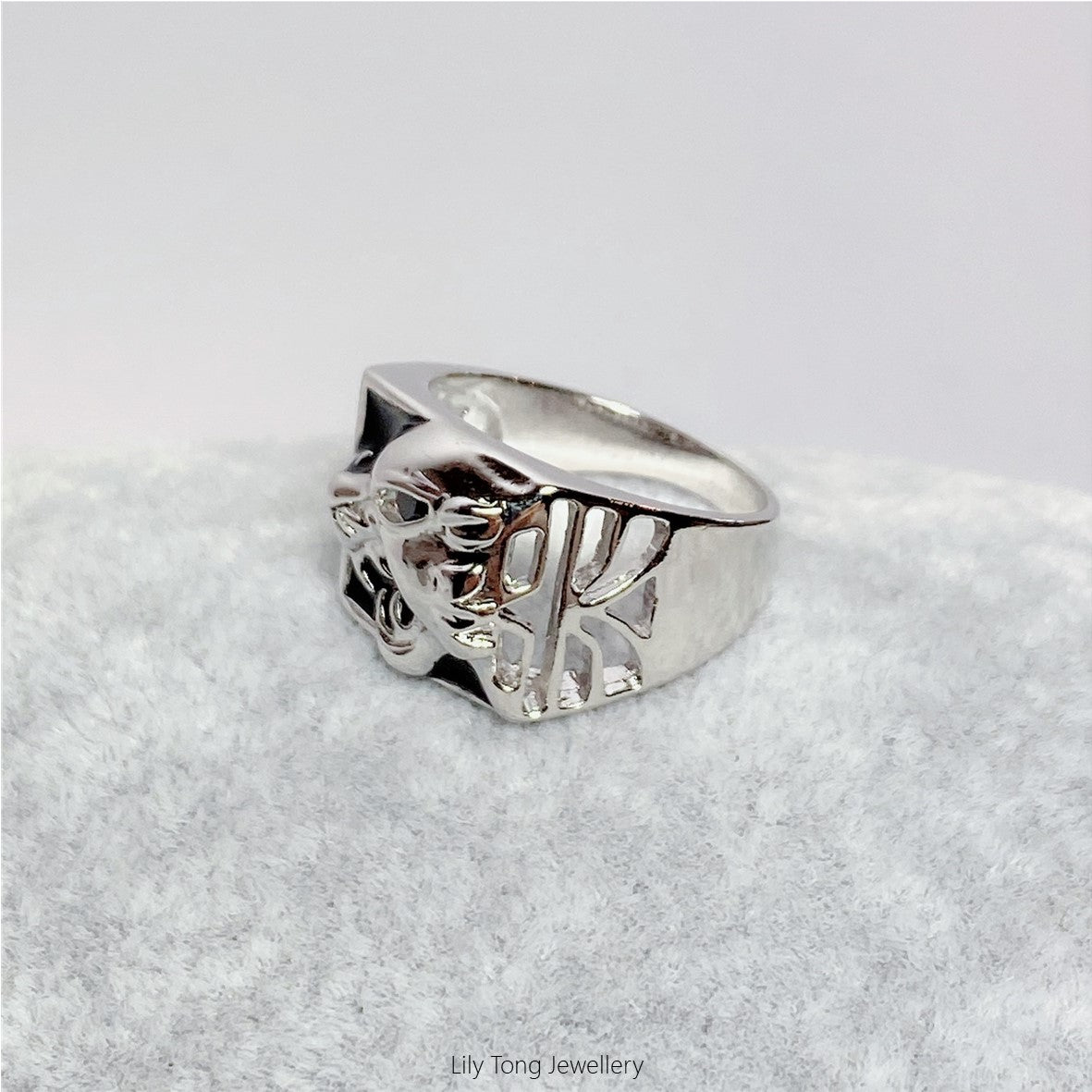 White Gold Plated Ring #WGP2