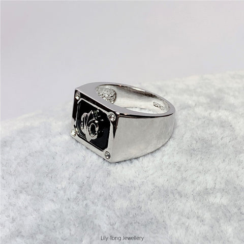 White Gold Plated Ring #WGP3